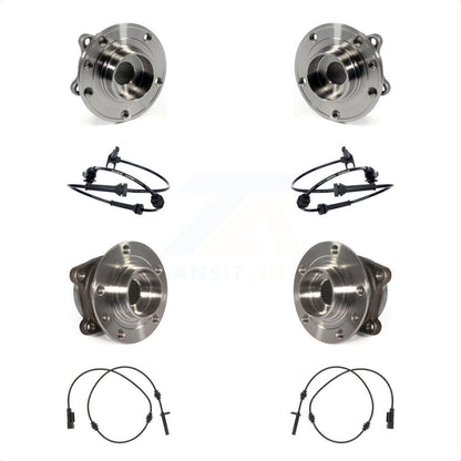 Wheel Hub Bearing And ABS Sensor Front Rear Kit For Chrysler 200