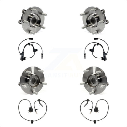 Wheel Hub Bearing & Sensor Front Rear Kit For 2014-2015 Mazda CX-5 with Harness