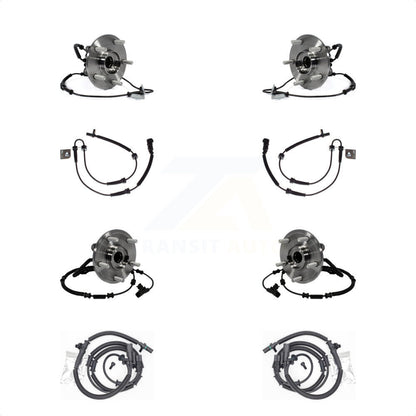 Wheel Hub Bearing Extra Sensor Front Rear Kit For Dodge Grand Caravan Chrysler &