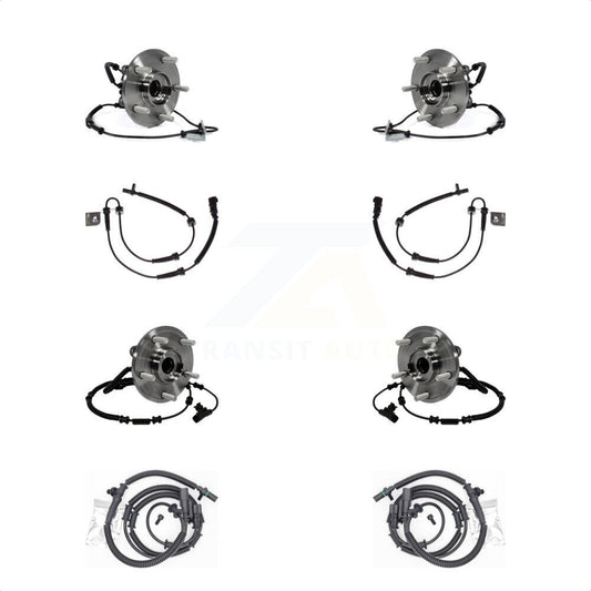 Wheel Hub Bearing Extra Sensor Front Rear Kit For Dodge Grand Caravan Chrysler &