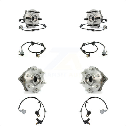Wheel Hub Bearing Extra Sensor Front Rear Kit For Nissan Pathfinder with Harness