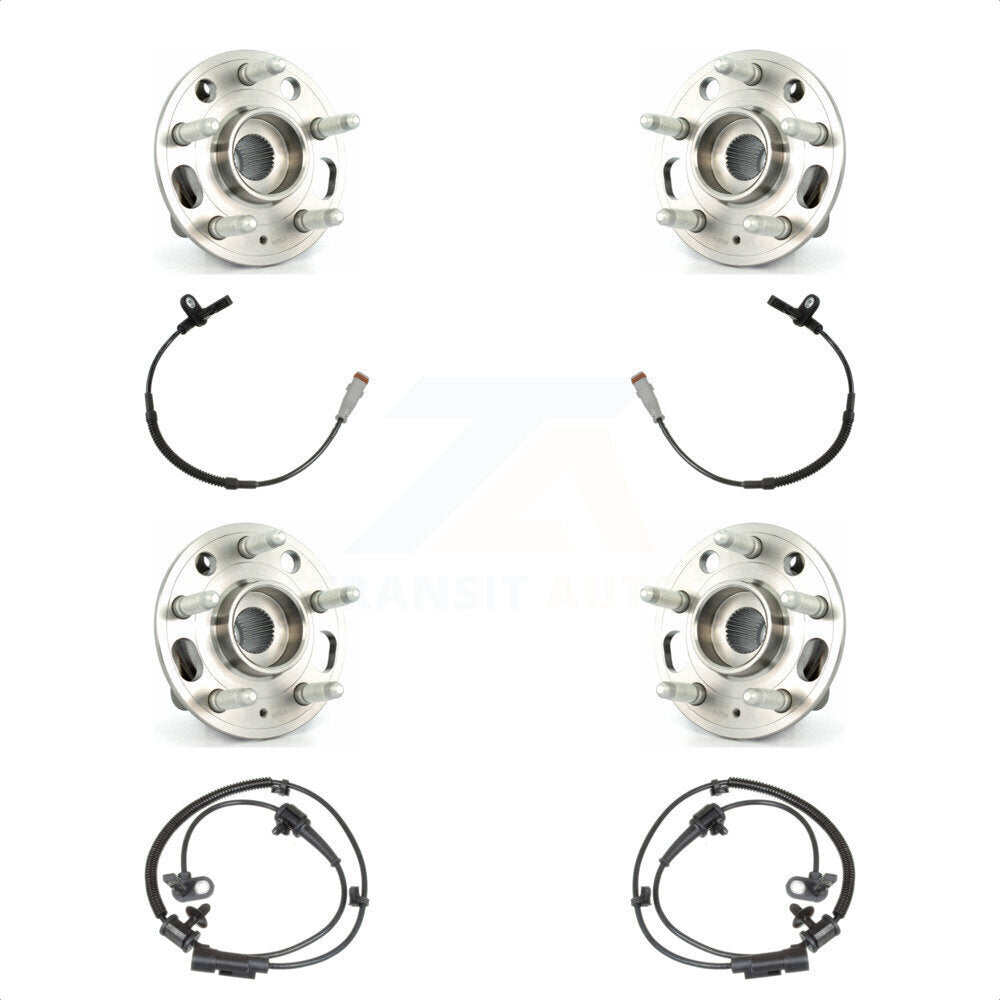 Wheel Hub Bearing And ABS Sensor Front Rear Kit For Buick Regal