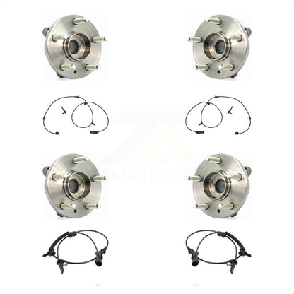 Wheel Hub Bearing And ABS Sensor Front Rear Kit For Ford Taurus with Harness