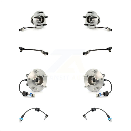 Wheel Hub Bearing & Extra Sensor Front Rear Kit For Saturn Vue Chevrolet Equinox