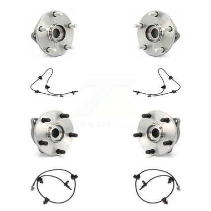 Wheel Hub Bearing Sensor Front Rear Kit For Subaru Tribeca 3.6L with 4-Wheel ABS