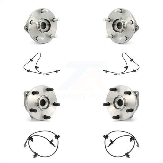 Wheel Hub Bearing Sensor Front Rear Kit For Subaru Tribeca 3.6L with 4-Wheel ABS