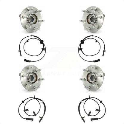 Wheel Hub Bearing & Sensor Front Rear Kit For GMC Acadia Buick Enclave Chevrolet