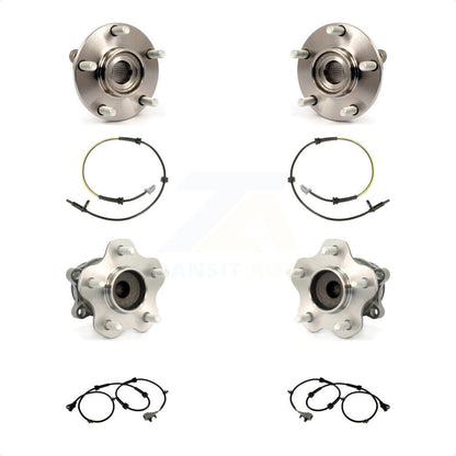 Wheel Hub Bearing ABS Sensor Front Rear Kit For Nissan Rogue Select with Harness