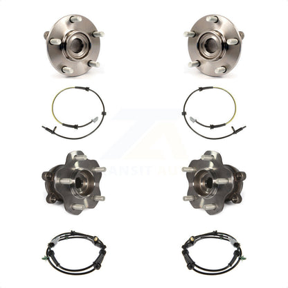 Wheel Hub Bearing ABS Sensor Front Rear Kit For Nissan Rogue Select with Harness