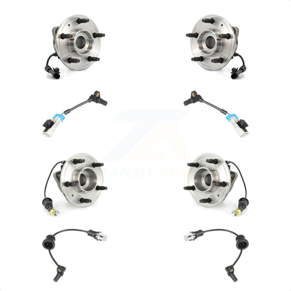 Wheel Hub Bearing Extra Sensor Front Rear Kit For Chevrolet Equinox Pontiac Vue
