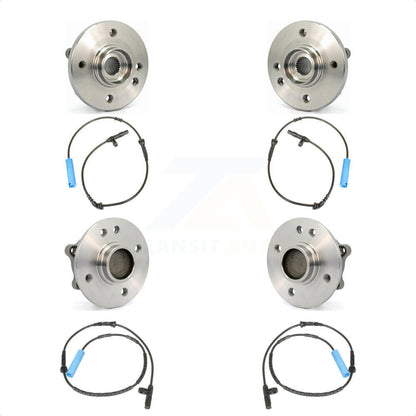 Wheel Hub Bearing & Sensor Front Rear Kit For 2002-2005 Mini Cooper with Harness