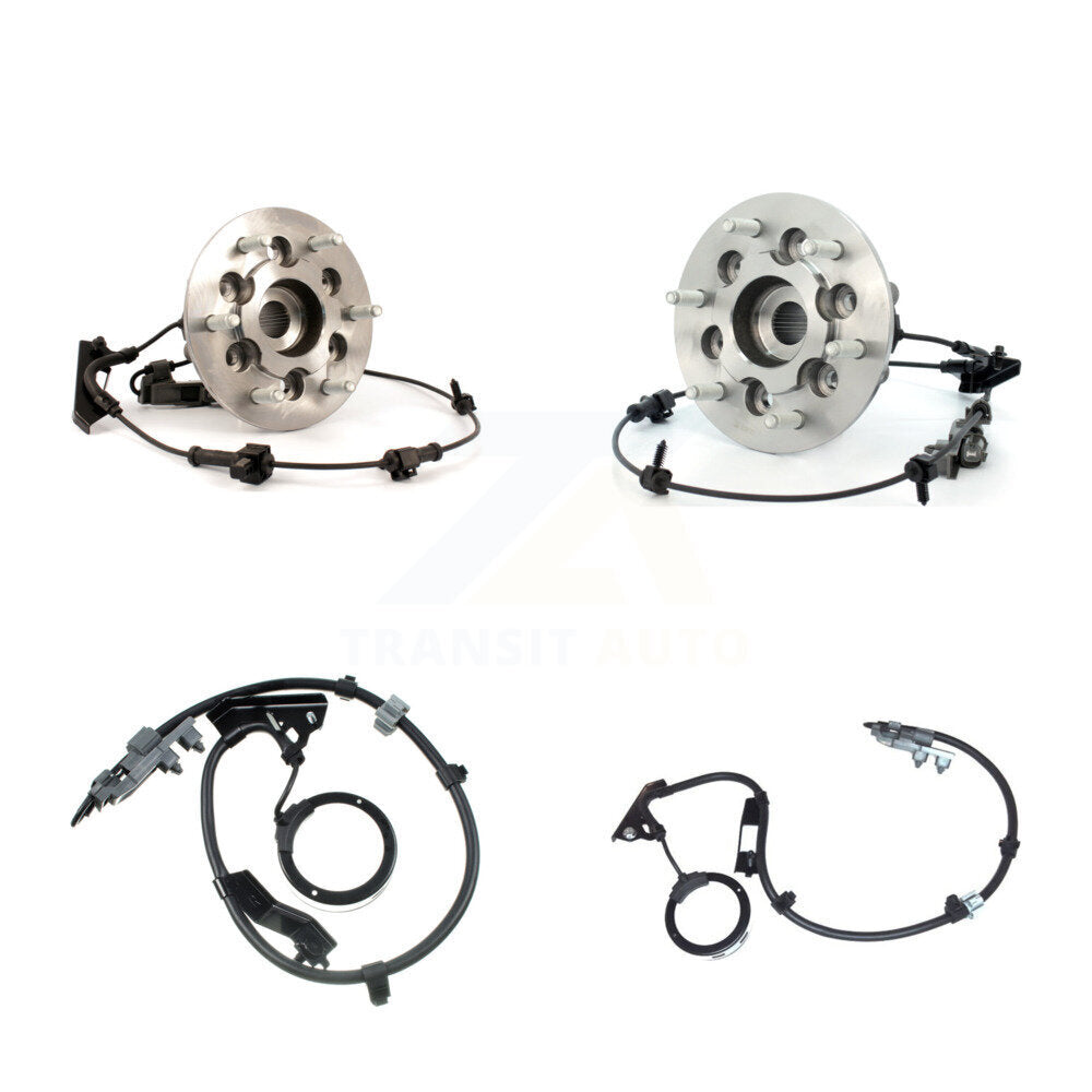Wheel Hub Bearing & Extra ABS Sensor Front Kit For Chevrolet Colorado GMC Canyon