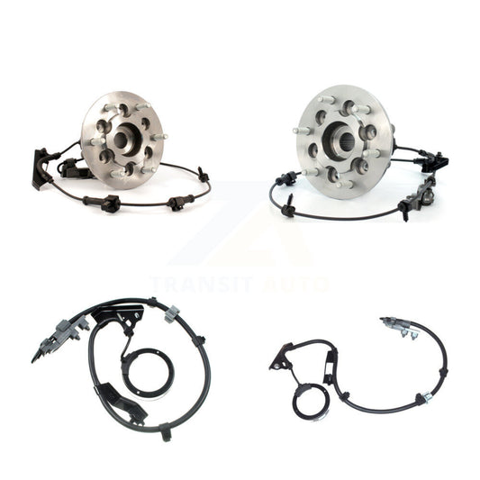 Wheel Hub Bearing & Extra ABS Sensor Front Kit For Chevrolet Colorado GMC Canyon