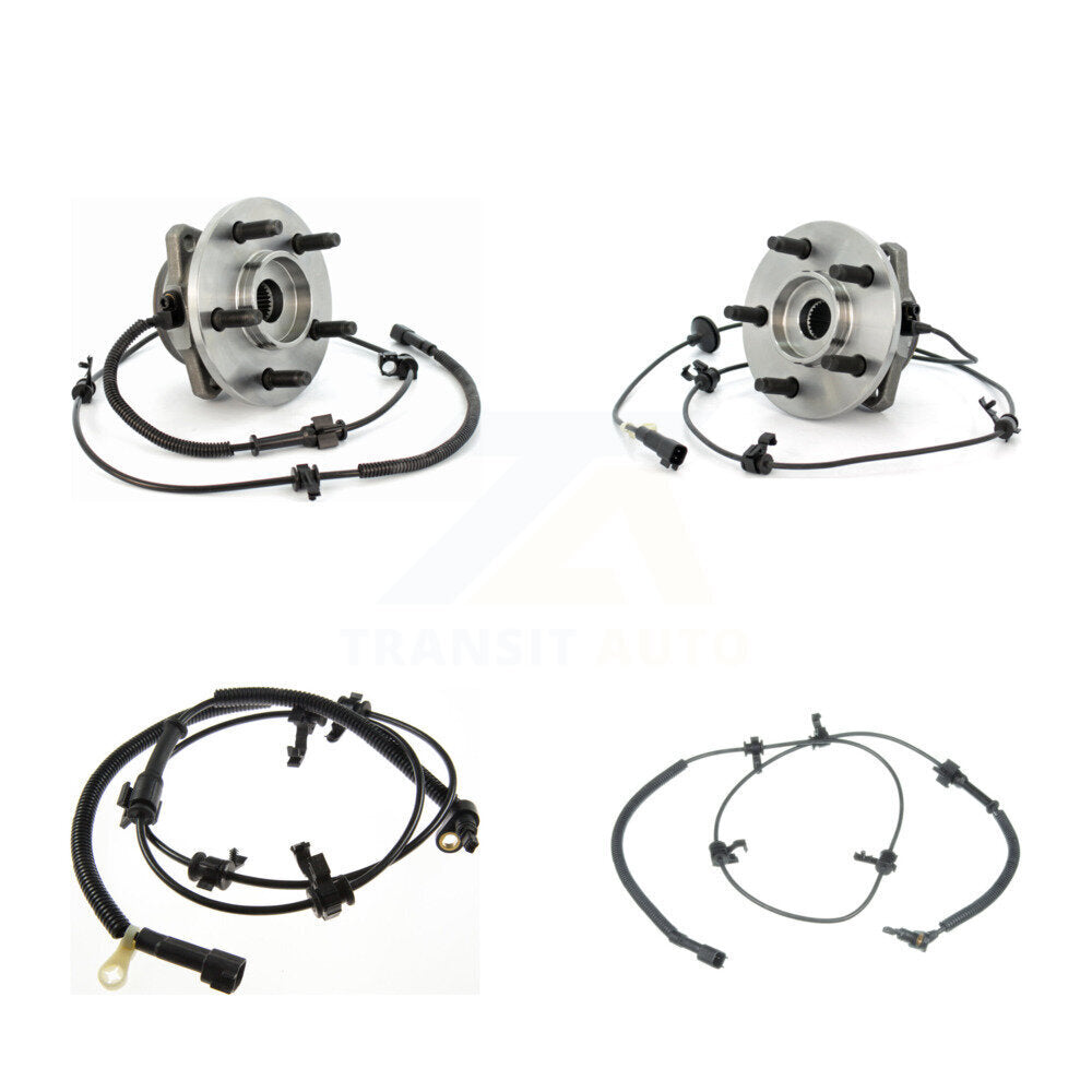 Wheel Hub Bearing And Extra ABS Sensor Front Kit For Jeep Liberty with Harness