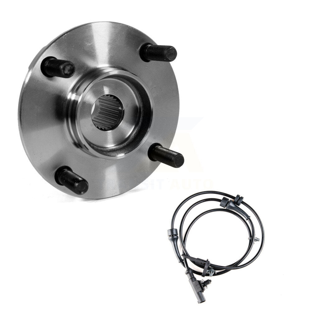 Wheel Hub Bearing & Sensor Front Kit For 09-14 Nissan Cube 1.8L with 4-Wheel ABS