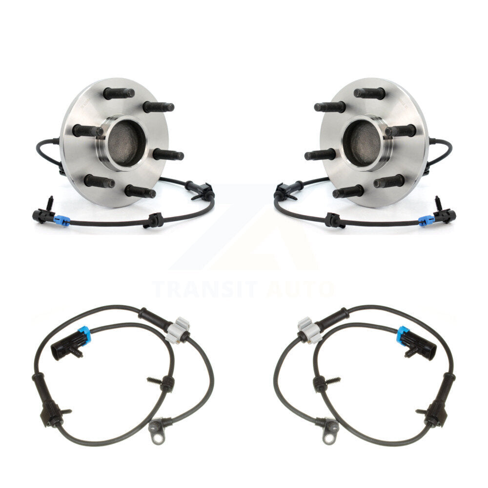 Wheel Hub Bearing Extra Sensor Front Kit For Chevrolet Silverado 1500 GMC Sierra