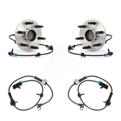 Wheel Hub Bearing Extra Sensor Front Kit For Chevrolet Silverado 1500 GMC Sierra
