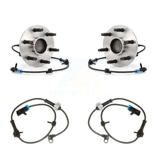 Wheel Hub Bearing Extra Sensor Front Kit For Chevrolet Silverado 1500 GMC Sierra