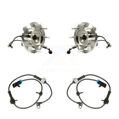 Wheel Hub Bearing And Extra ABS Sensor Front Kit For Chevrolet Silverado 1500 HD