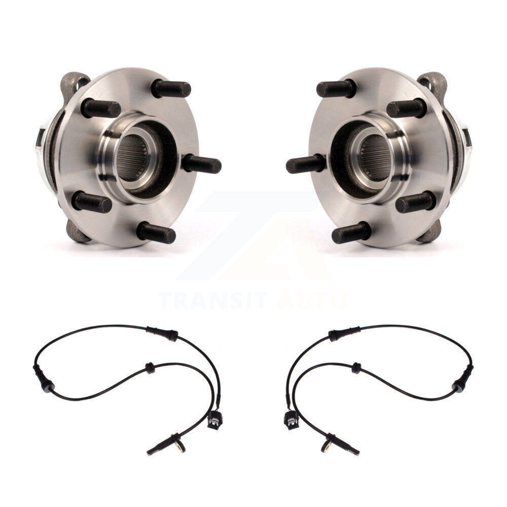 Wheel Hub Bearing And ABS Sensor Front Kit For 2009-2014 Nissan Murano 3.5L