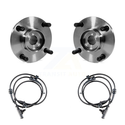 Wheel Hub Bearing & Sensor Front Kit For 09-14 Nissan Cube 1.8L with 4-Wheel ABS