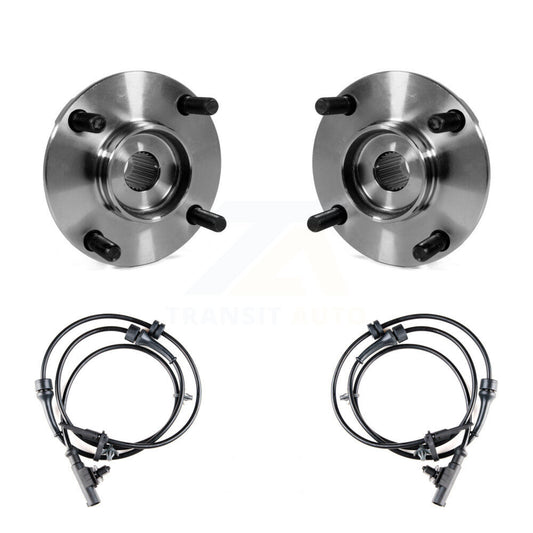 Wheel Hub Bearing & Sensor Front Kit For 09-14 Nissan Cube 1.8L with 4-Wheel ABS