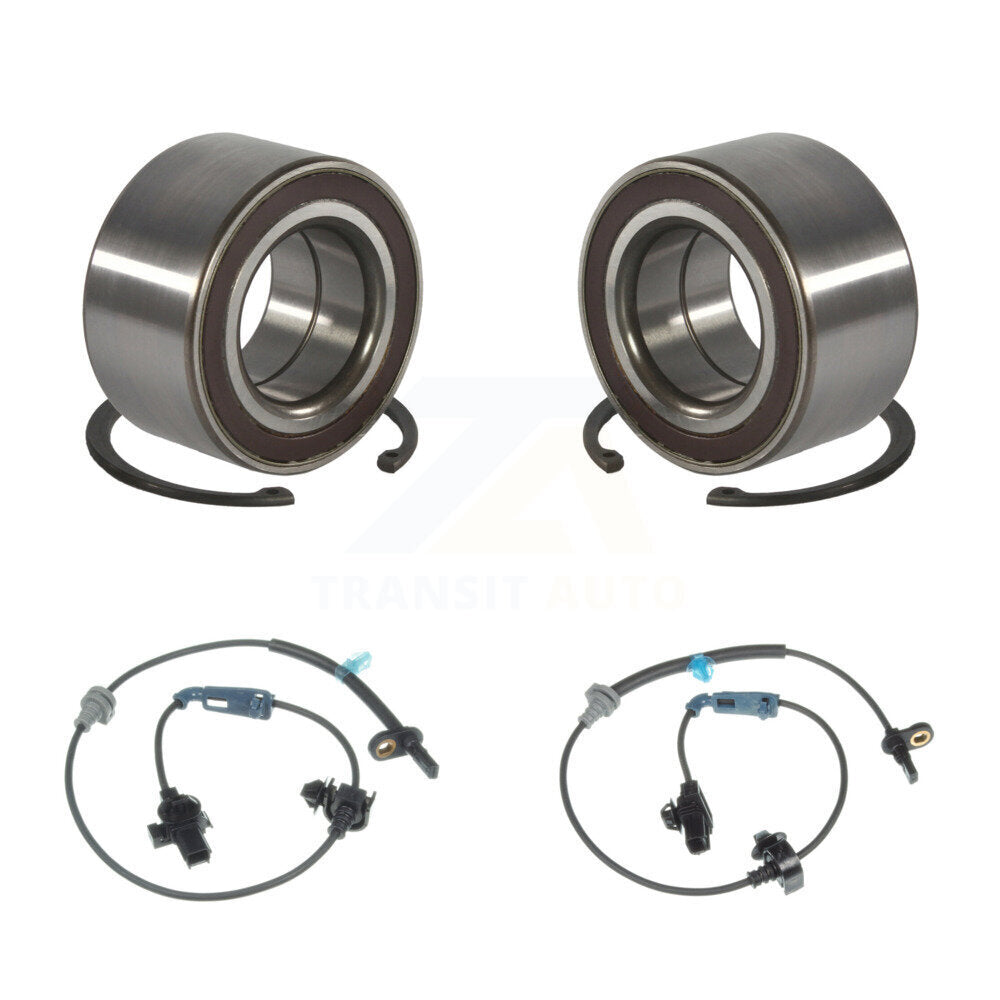Wheel Bearing Sensor Front Kit For Honda CR-V 2.4L with 4-Wheel ABS Harness