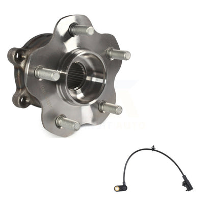 Wheel Hub Bearing And ABS Sensor Rear Kit For INFINITI Q50 Q60 Nissan Z