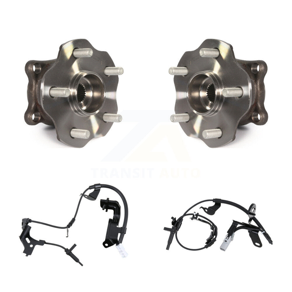 Wheel Hub Bearing & ABS Sensor Rear Kit For Toyota Highlander Lexus RX350 RX450h