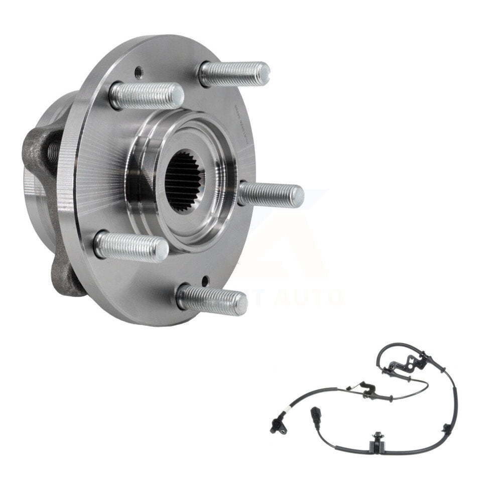 Wheel Hub Bearing And ABS Sensor Front Kit For 2017-2019 Kia Soul