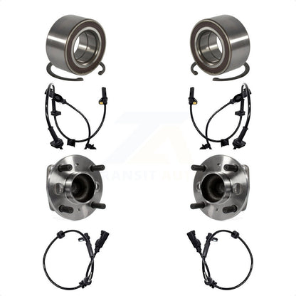 Wheel Bearing And ABS Sensor Front Rear Kit For Ford Fiesta with Harness