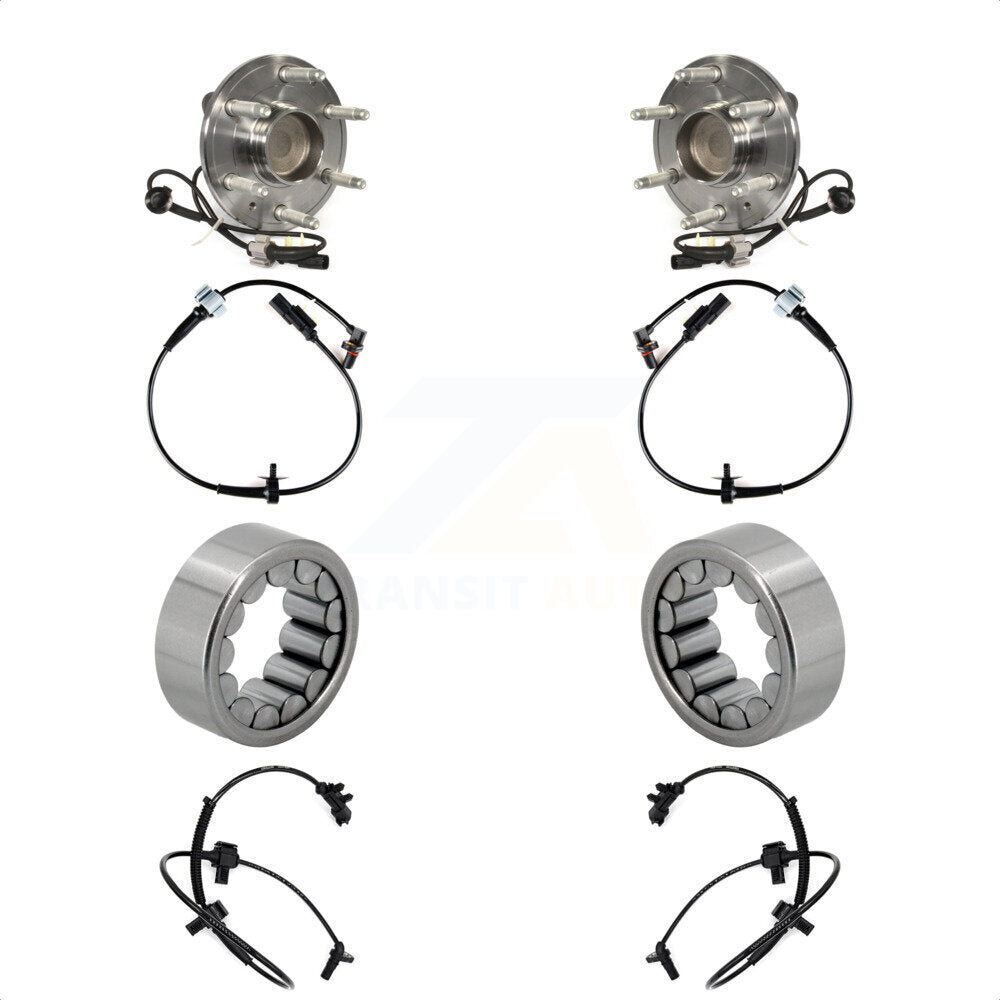 Wheel Bearing Extra Sensor Front Rear Kit For GMC Chevrolet Sierra 1500 LD Tahoe