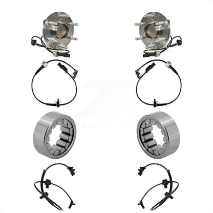 Wheel Bearing Extra Sensor Front Rear Kit For GMC Chevrolet Sierra 1500 LD Tahoe