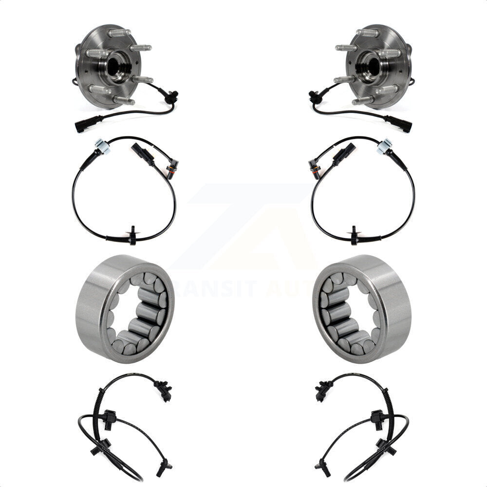 Wheel Bearing Extra Sensor Front Rear Kit For GMC Chevrolet Sierra 1500 LD Tahoe