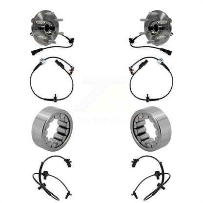 Wheel Bearing Extra Sensor Front Rear Kit For GMC Chevrolet Sierra 1500 LD Tahoe