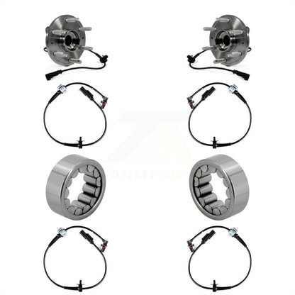 Wheel Bearing And Extra ABS Sensor Front Rear Kit For Chevrolet Suburban 4WD