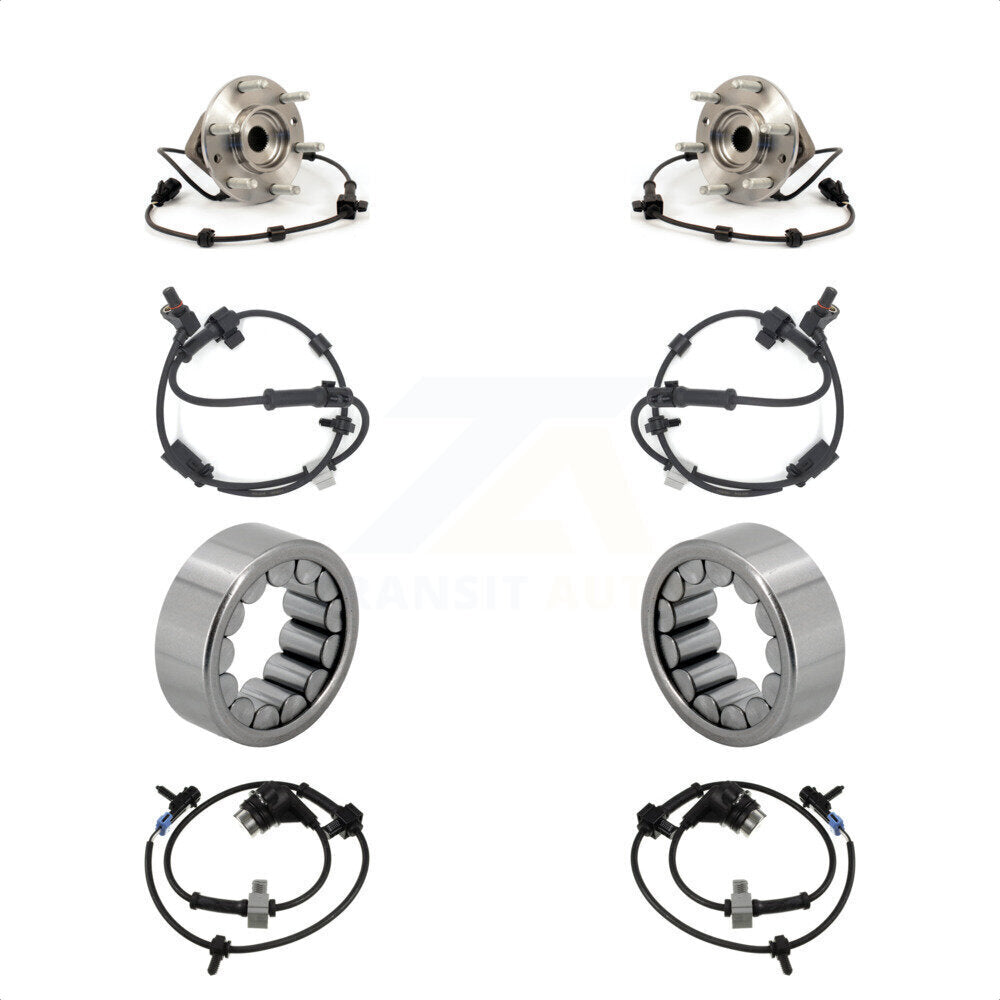 Wheel Bearing Extra Sensor Front Rear Kit For Chevrolet Trailblazer GMC Envoy XL