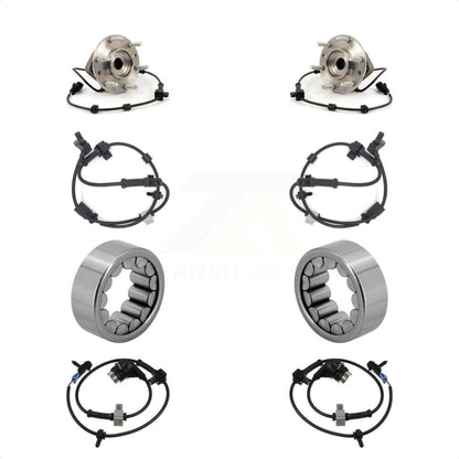 Wheel Bearing Extra Sensor Front Rear Kit For Chevrolet Trailblazer GMC Envoy XL