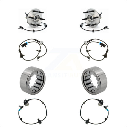 Wheel Bearing Extra Sensor Front Rear Kit For Chevrolet Express 1500 GMC Savana