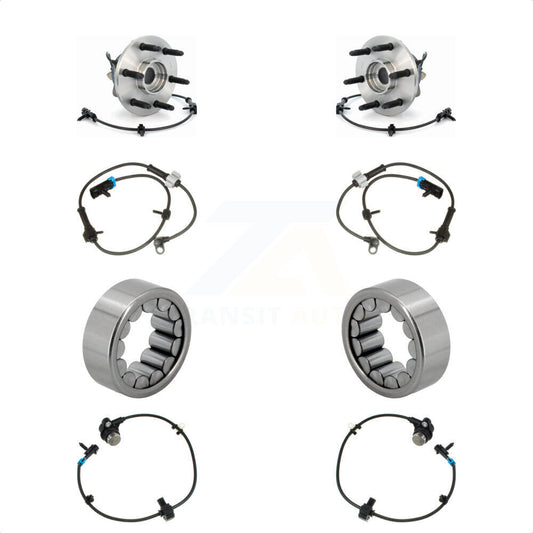 Wheel Bearing Extra Sensor Front Rear Kit For Chevrolet Express 1500 GMC Savana