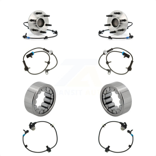 Wheel Bearing Extra Sensor Front Rear Kit For Chevrolet Express 1500 GMC Savana