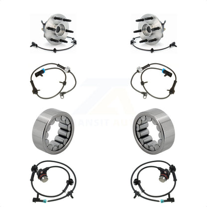 Wheel Bearing Extra Sensor Front Rear Kit For Chevrolet Avalanche 1500 Cadillac
