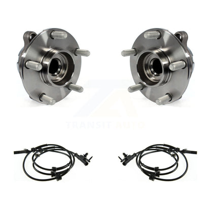 Wheel Hub Bearing & Sensor Front Kit For INFINITI EX35 RWD with 3.5L 4-Wheel ABS