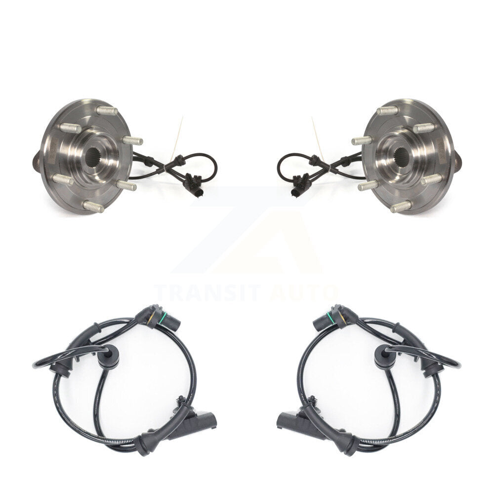 Wheel Hub Bearing & Extra Sensor Front Kit For Nissan TITAN Armada with Harness