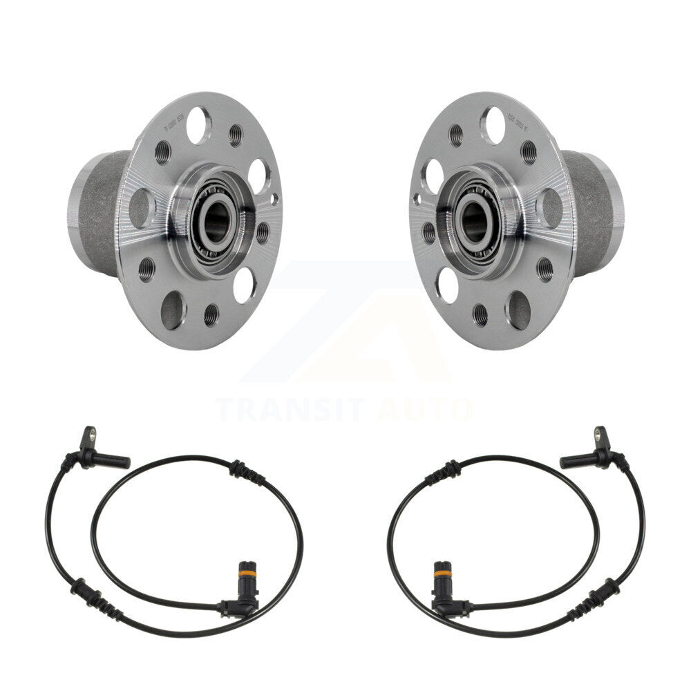 Wheel Hub Bearing ABS Sensor Front Kit For 2014 Mercedes-Benz E350 with Harness