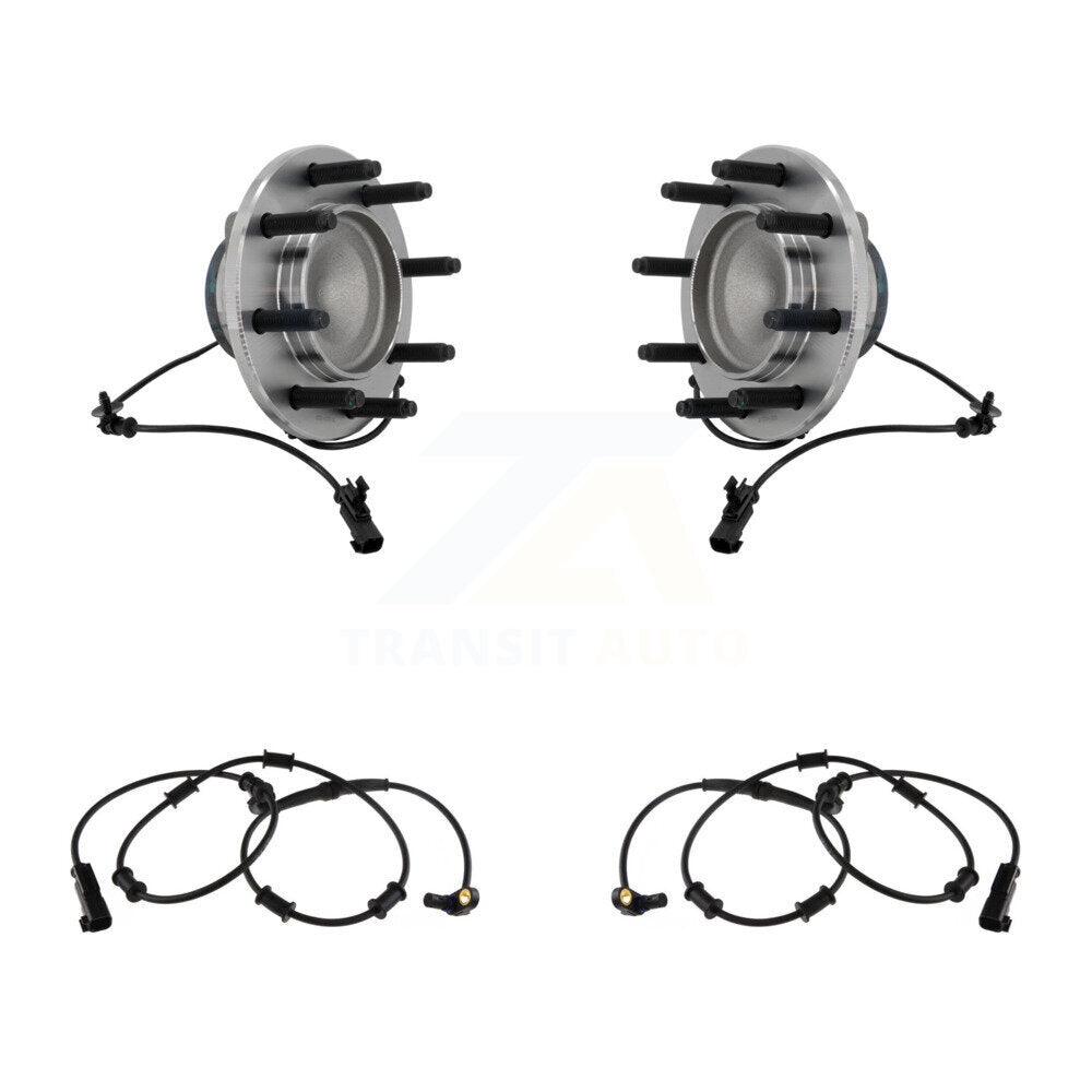 Wheel Hub Bearing And ABS Sensor Front Kit For 2008 Dodge Ram 3500 with Harness