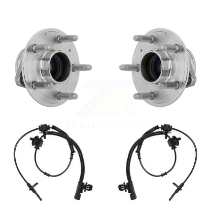 Wheel Hub Bearing And ABS Sensor Front Kit For Cadillac ATS CTS RWD