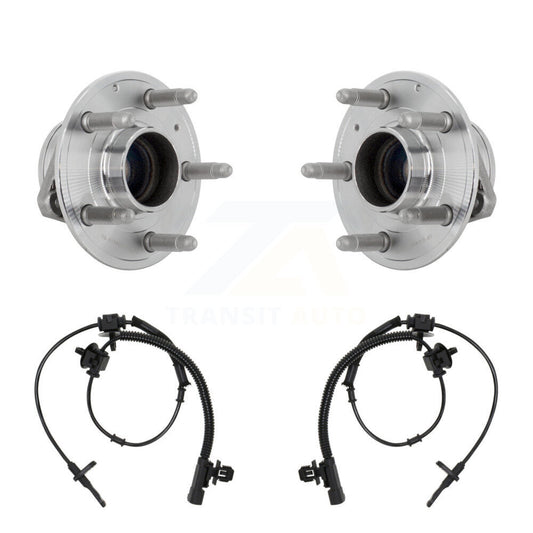 Wheel Hub Bearing And ABS Sensor Front Kit For Cadillac ATS CTS RWD