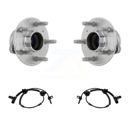 Wheel Hub Bearing And ABS Sensor Front Kit For Cadillac ATS CTS RWD