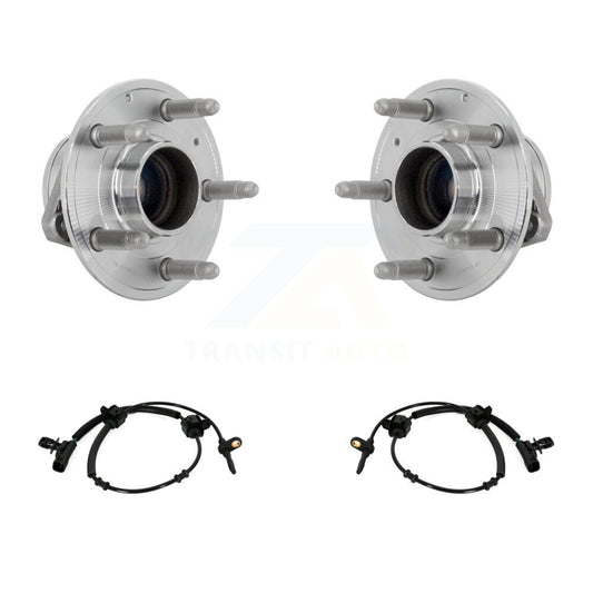 Wheel Hub Bearing And ABS Sensor Front Kit For Cadillac ATS CTS RWD